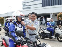 Tingkatkan Keselamatan Berlalu Lintas, Jasa Raharja Perkuat Implementasi Program TJSL dengan Kegiatan Safety Riding bersama Astra Honda Motor dan Institut Transportasi & Logistik Trisakti