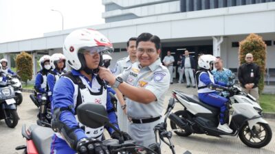 Tingkatkan Keselamatan Berlalu Lintas, Jasa Raharja Perkuat Implementasi Program TJSL dengan Kegiatan Safety Riding bersama Astra Honda Motor dan Institut Transportasi & Logistik Trisakti