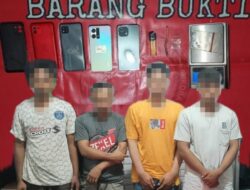 Komitmen Polres Paser Terhadap Penanggulangan Narkoba: 4 Pelaku Penyalahgunaan Ditangkap di Desa Jone