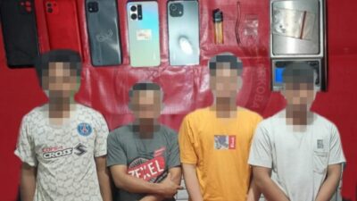 Komitmen Polres Paser Terhadap Penanggulangan Narkoba: 4 Pelaku Penyalahgunaan Ditangkap di Desa Jone