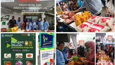 Kendalikan Inflasi, Bapanas Fasilitasi NTB Gelar 16 Kali Pasar Murah