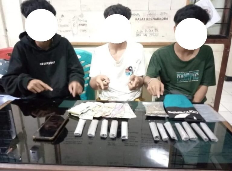 Pengungkapan Narkoba di Kota Payakumbuh, Polisi Gerebek Cafe Gerobak Kopi Tangkap Tiga Pelajar