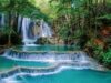 Eksotisme air terjun Mata Jitu di Pulau Moyo. (Foto Diskominfotik NTB)