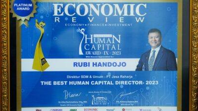 Jasa Raharja Raih Dua Penghargaan dari Ajang Indonesia Human Capital Award 2023