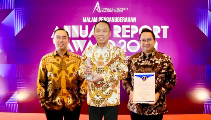 Jasa Raharja Raih Penghargaan Annual Report Award 2022