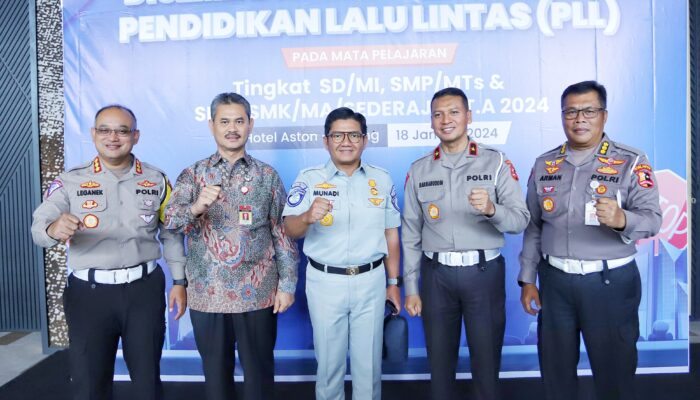 Jasa Raharja dan Korlantas Polri Gelar Diseminasi Model Integrasi Pendidikan Lalu Lintas untuk Para Pendidik di Wilayah Banten