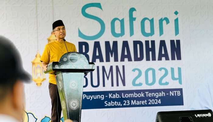 Safari Ramadan BUMN, PLN Berikan 1.000 Paket Sembako Murah ke Masyarakat Lombok Tengah