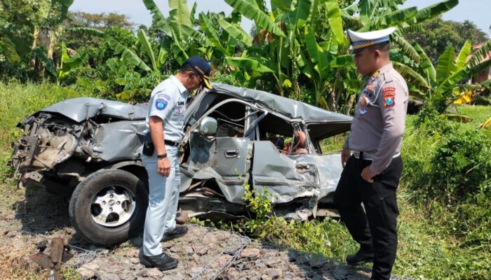 Jasa Raharja Jamin Seluruh Korban Kecelakaan Minibus yang Tertabrak Kereta Api Pandalungan di Pasuruan