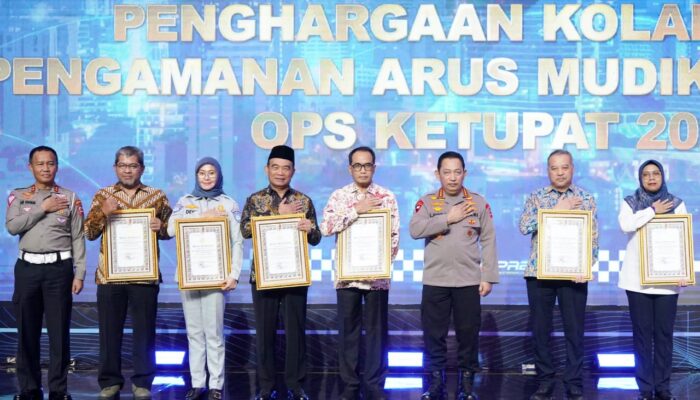 Jasa Raharja Raih Penghargaan Kolaborasi Aktif Pengamanan Arus Mudik dan Arus Balik Ops Ketupat 2024