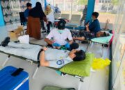 Jasa Raharja Cabang Bima Hadir Kegiatan Donor Darah dalam Peringatan Hari K3 Nasional di Kantor Pelindo Kota Bima