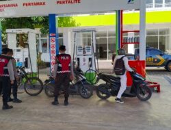 Pastikan Stok BBM Aman, Sat Samapta Polres Lombok Barat Siaga di Titik Vital Kecamatan Lembar