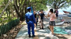 Sat Polairud Polres Lombok Barat Jaga Pantai Senggigi