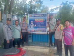 Patroli Objek Vital, Polsek Pemenang Sambangi Bank Mandiri Cabang Pemenang