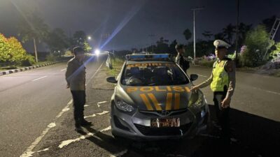 Polsek Kediri Gelar Patroli KRYD Blue Light Antisipasi 3C
