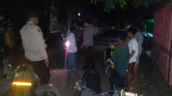 Patroli Dialogis, Polsek Sanggar Pantau Aktivitas Masyarakat di Malam Hari dan Pastikan Situasi Kamtibmas Kondusif