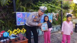 Program Polsanak Sat Lantas Polres Lombok Barat Sasar Pelajar
