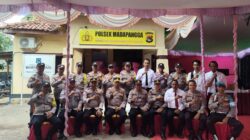 Kunker di Mapolsek Madapangga, Ini Pesan Kapolres Bima Kabupaten dan Ketua Bhayangkari Cabang Bima