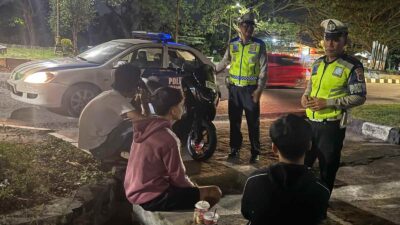 Satlantas Polres Lombok Barat Amankan Jalur Bypass