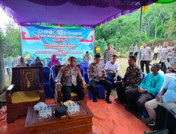 Sukseskan Program Presiden RI, Kapolres Bima Kabupaten Hadiri Panen Raya Jagung dan Launching Operasional 166 SPPG Polri melalui Daring di Kecamatan Donggo
