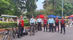 Patroli Direktorat Pamobvit Polda NTB di CFD Udayana, Pastikan Keamanan dan Kenyamanan Masyarakat