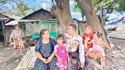 Sambangi Nelayan Pantai Viral Ampenan, Ditbinmas Polda NTB Ajak Warga Jaga Kamtibmas