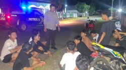 Menangkal Berbagai Potensi Guankamtibmas di Wilayah Hukumnya Polsek Soromandi Hadir Melalui Patroli Cipkon