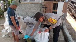 Bhabinkamtibmas Gerung Ajak Warga Sulap Lahan Tidur