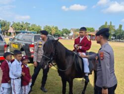 Polda NTB Ajari Siswa SRD Lombok Barat tentang Polisi Satwa