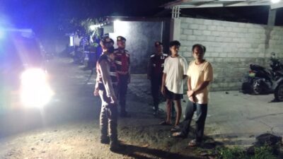 Cegah Kriminalitas, Sat Samapta Polres Lobar Sisir Labuapi