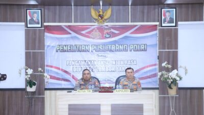 Puslitbang Polri Evaluasi Pengamanan Unjuk Rasa di Lombok Barat