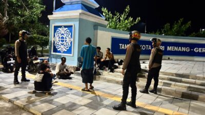 Patroli Presisi Polres Lombok Barat Amankan Kawasan Gerung