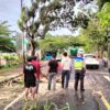 Cuaca Ekstrem, Satlantas Polres Lombok Barat Patroli