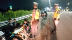 Antisipasi Kriminalitas 3C, Satlantas Polres Lobar Patroli Jalur Rawan