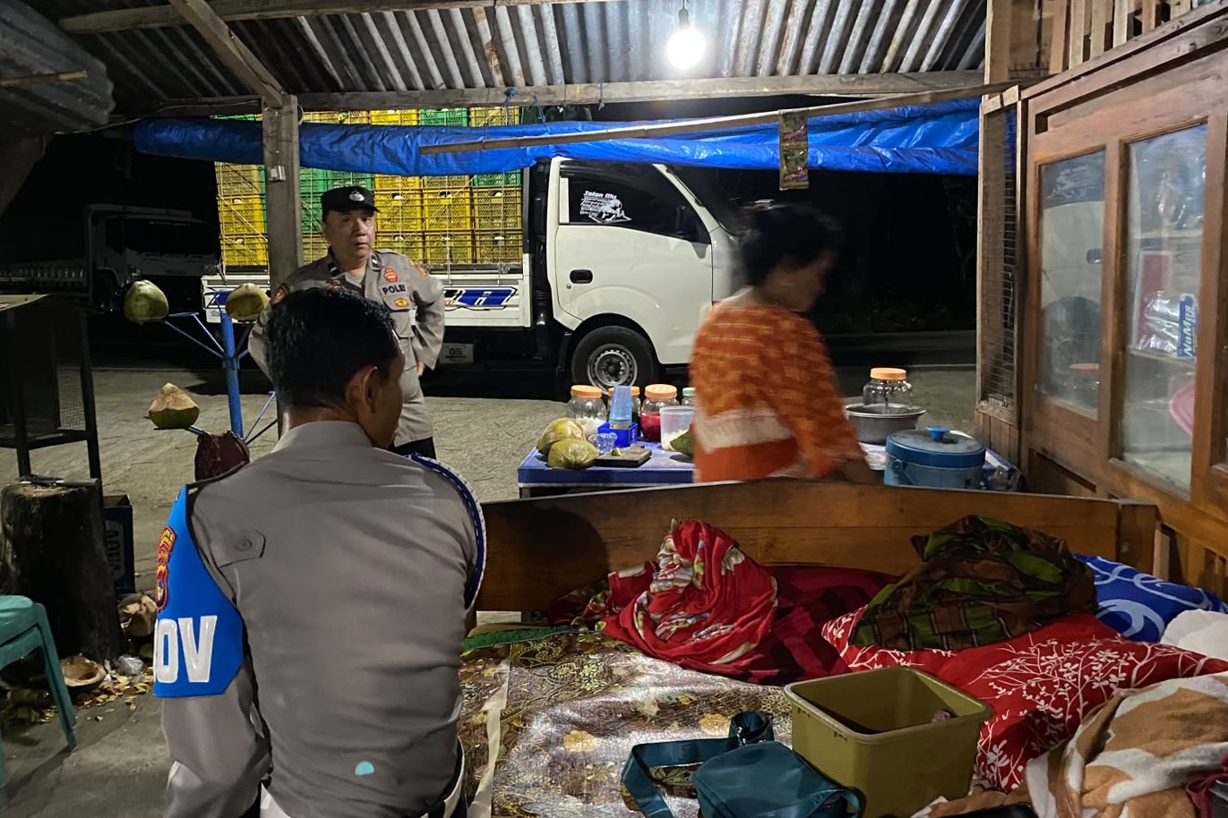 Cegah Kriminalitas Malam Hari, Polsek Lembar Intensifkan Patroli KRYD