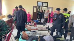 Sambut Hari Bhayangkara ke-80, Sat Brimob Polda NTB Gelar Donor Darah di Kota Bima