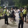 Bundaran Penas Ramai, Polres Lombok Barat Antisipasi Kemacetan