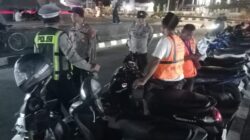 Patroli Blue Light Polsek Tanjung Sapu Wilayah Hukum, Cegah 3C + Antisipasi Cuaca Ekstrim