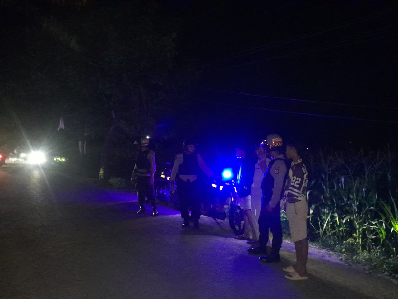 Tekan Kriminalitas 3C, Sat Samapta Polres Lombok Barat Intensifkan Patroli