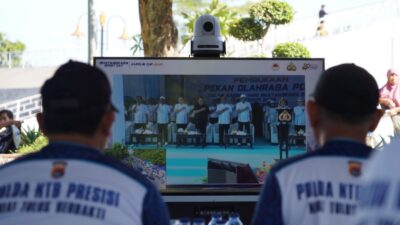 Sambut Hari Bhayangkara ke-80, Wakapolda NTB Berbaur dengan Warga di CFD Udayana dan Salurkan Paket Sembako
