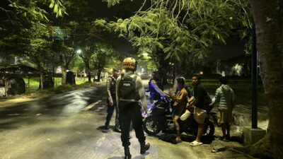 Cegah Balap Liar dan Curanmor, Tim Presisi Polres Lombok Barat Patroli Dini Hari