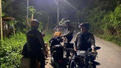 Jaga Kamtibmas, Personel Polres Lombok Barat Patroli Dialogis Jelang Subuh
