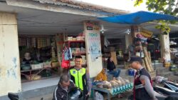 Polsek Tanjung Gelar Rawan Pagi di Pasar Tanjung, Imbau Warga Waspada Cuaca Ekstrem dan 3C