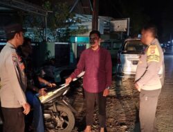 Polsek Madapangga Tingkatkan Patroli Cegah Potensi Guankamtibmas Malam Hari di Wilayah Hukumnya