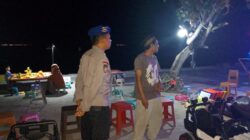 Polsek Gangga Gelar Patroli Blue Light, Imbau Warga Jaga Kamtibmas dan Waspada 3C