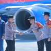 Kapolda NTB Sambut Kedatangan Kapolri di Lombok, Polda Siagakan Pengamanan Maksimal Kunjungan VVIP