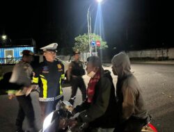 Patroli Humanis, Piket Pamapta Polres Bima Kabupaten Antisipasi Potensi Guankamtibmas  Malam Hingga dini Hari
