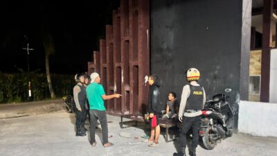 Antisipasi Balap Liar dan Curanmor, Tim Patroli Perintis Presisi Polres Lombok Barat Sisir Perumahan Warga