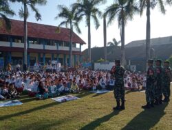 Koramil 1606-05 Mataram Cetak Generasi Disiplin Sejak Hari Pertama Sekolah