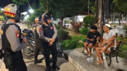 Jaga Kamtibmas, Tim Patroli Perintis Presisi Polres Lombok Barat Sisir Area Giri Menang Park