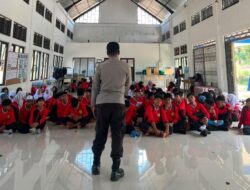“Program Police go to school” Cerdaskan Anak Bangsa dan Cegah Pelajar Terpapar Bahaya Laten Napza, Polsek Bolo Sambangi SMAN I Bolo